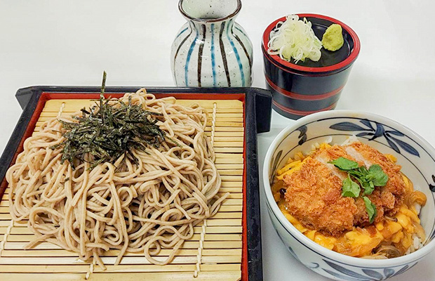 蕎麦とミニかつ丼