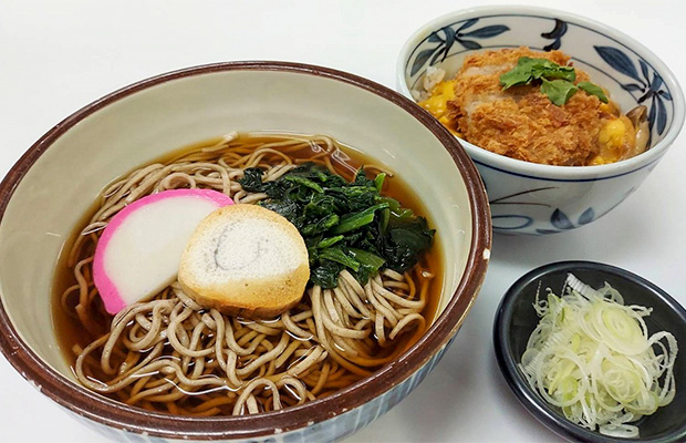 蕎麦とミニかつ丼